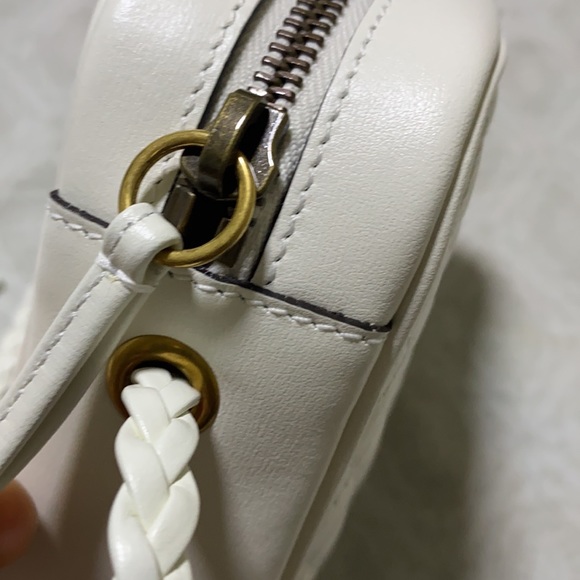WHITE GG MINI QUILTED LEATHER CROSSBODY - Picture 9 of 9